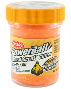 Berkley PowerBait Natural Garlic - Fluo Orange