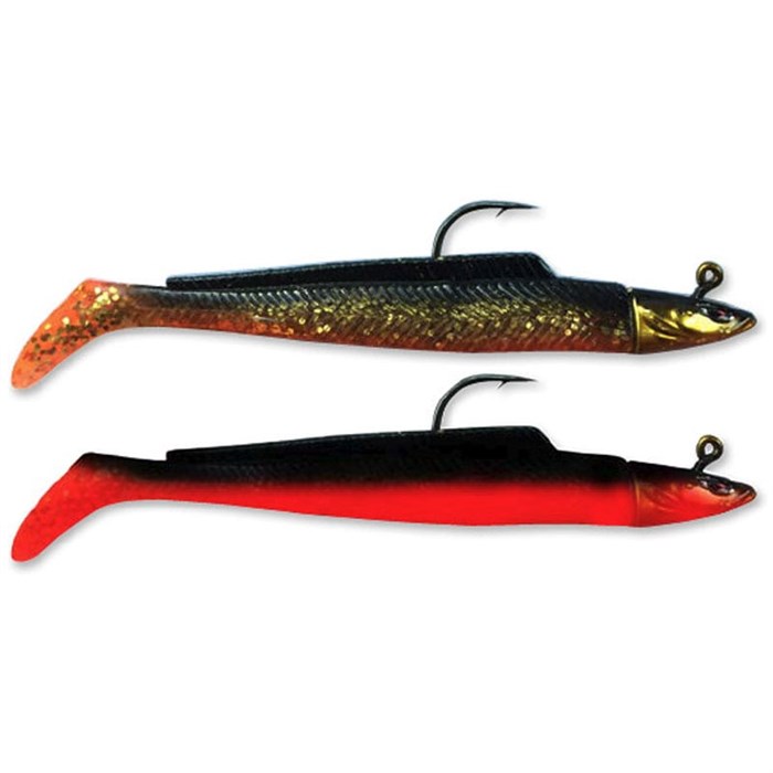 Conrad Sand EEL 25 g 2 st - guld/svart och röd/svart