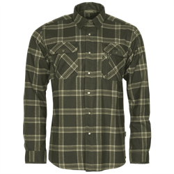 Pinewood Exclusive Shirt - D.Green/Green - Medium