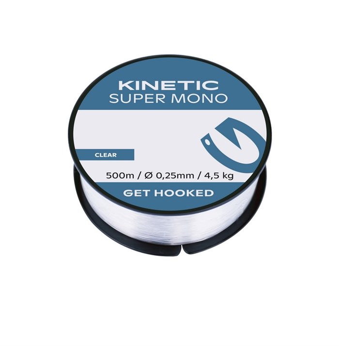 Kinetic Super Mono 500 meter 0,25mm/4,5kg