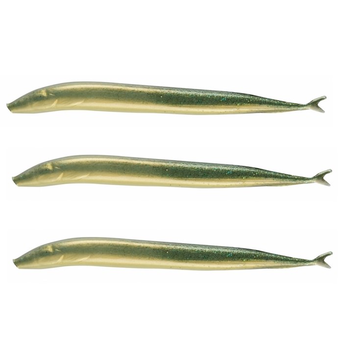 Berkley GULP ALIVE Sand Eel 8 pc - Silver Mud