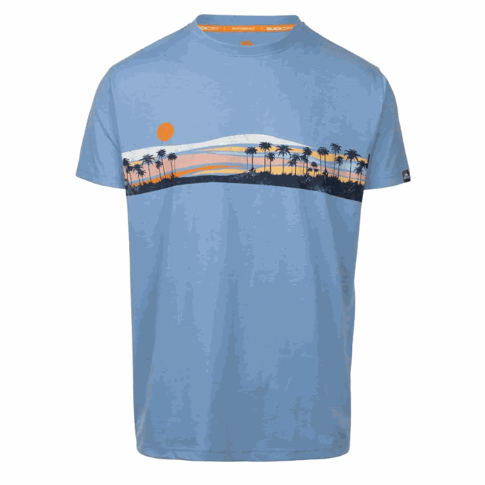 Trespass T-shirt med motiv Marmion - Cornflower