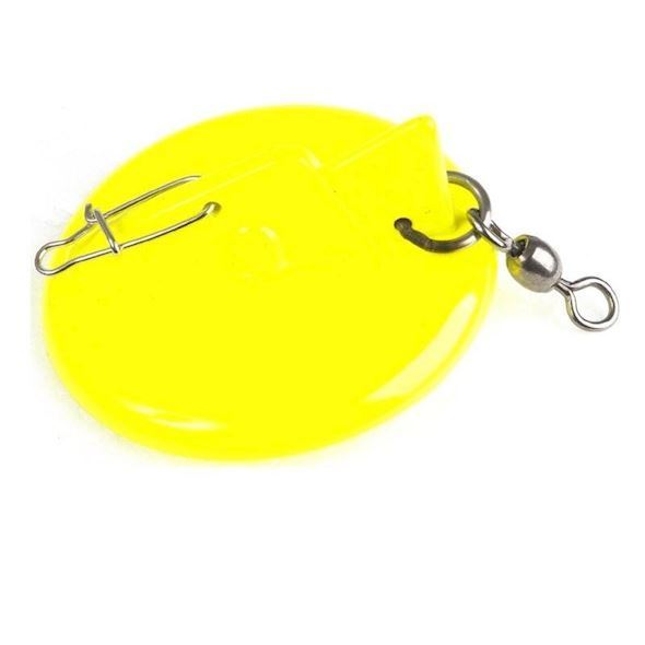 Fladen Disc Diver rund 6,5 cm - Gul