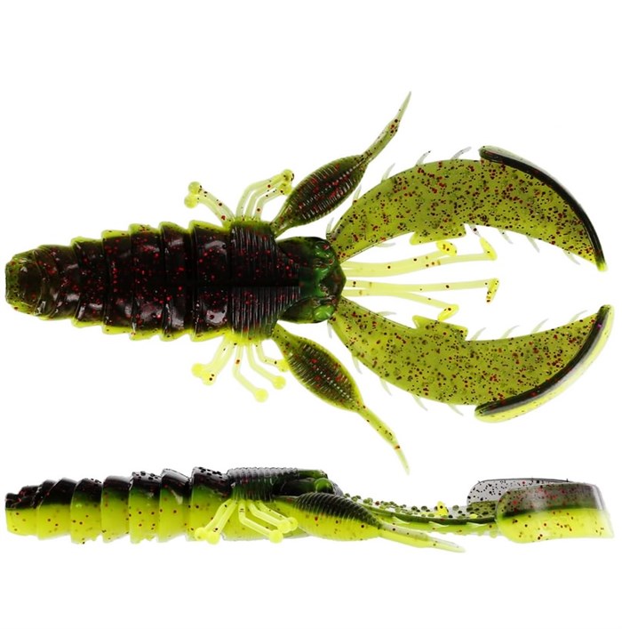 Westin CreCraw Creaturebait 8,5 cm / 7 gr - Svart Chartreuse