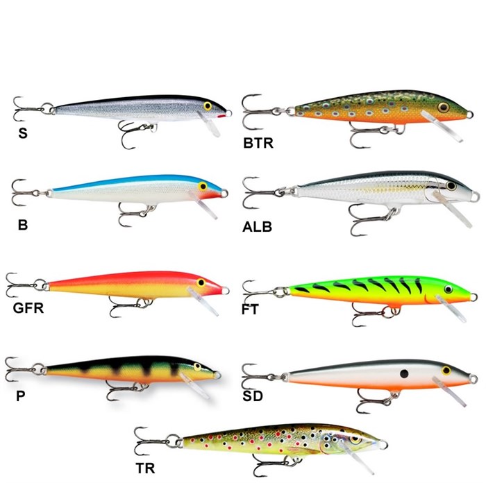 Rapala Flydende 7 cm / 4 gr